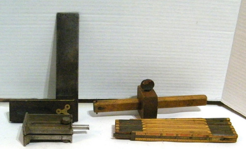 Vintage carpenters measuring - vintage,