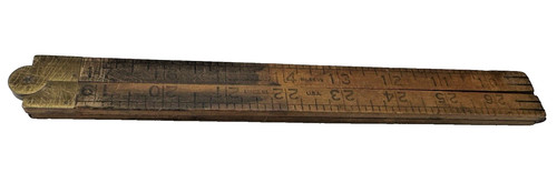 Folding ruler antique - ruler,